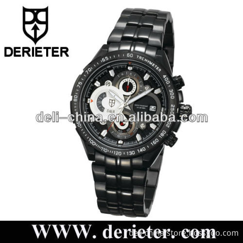 Men Stainless Steel Quartz Watches Customized Japan Movement VD57